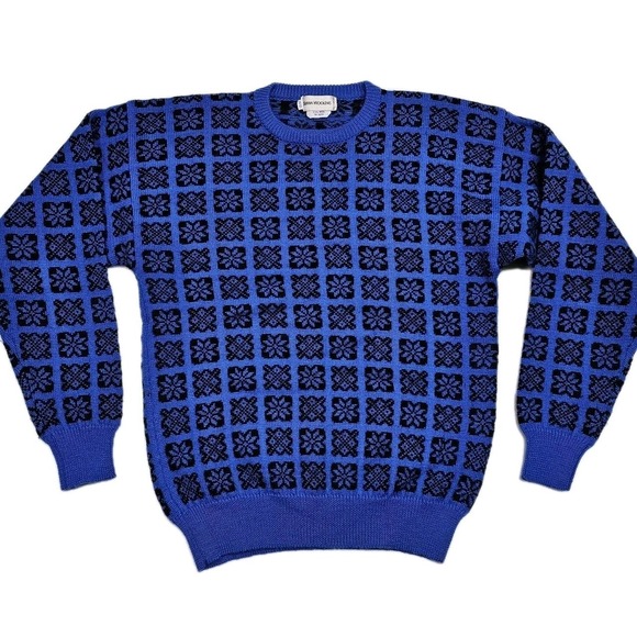 Sierra Woolens Other - Vtg Sierra Woolens Pullover Sweater Men XL 100% Wool Ski Snowflake Knit Pullover